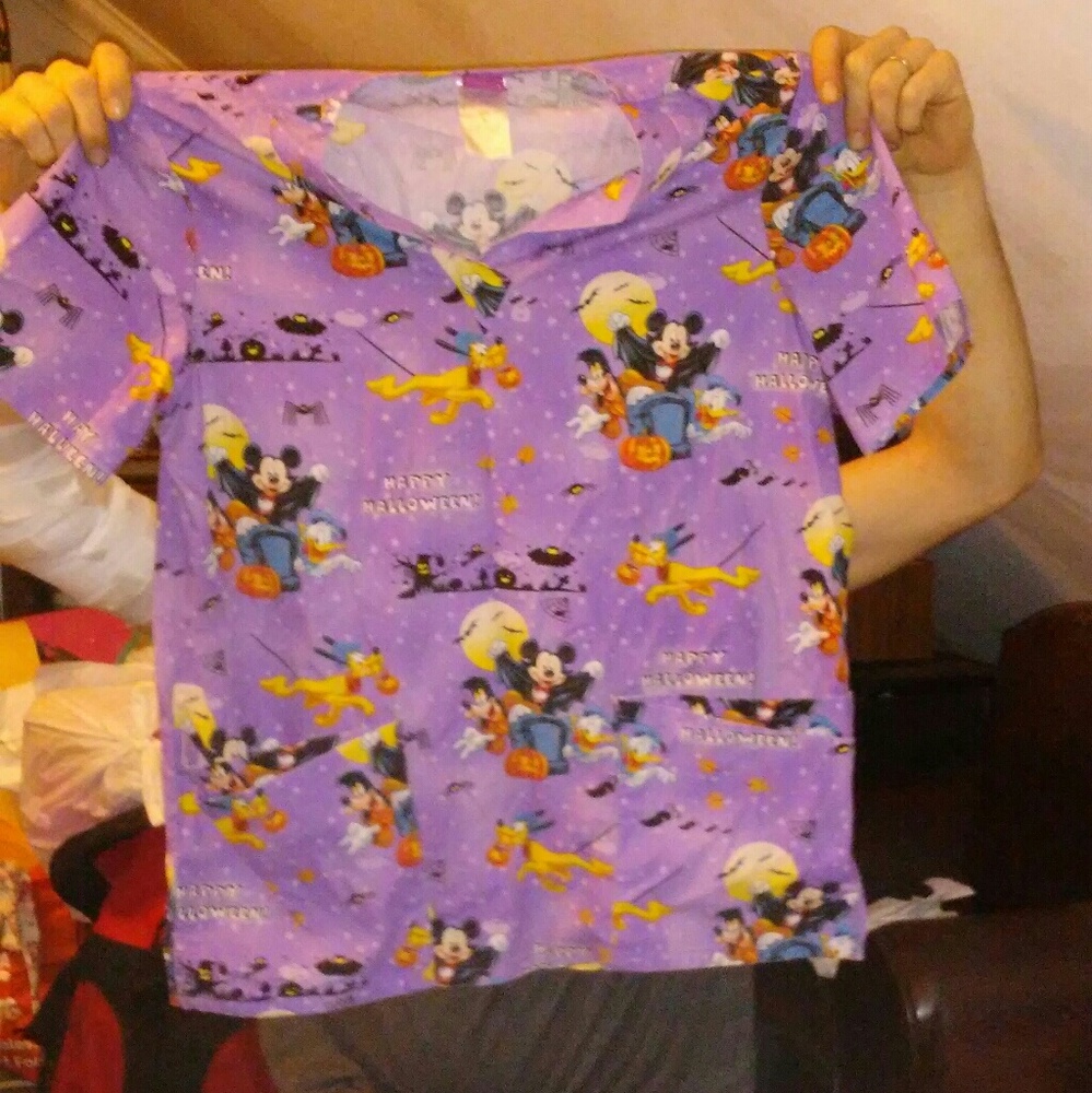 Disney scrub top